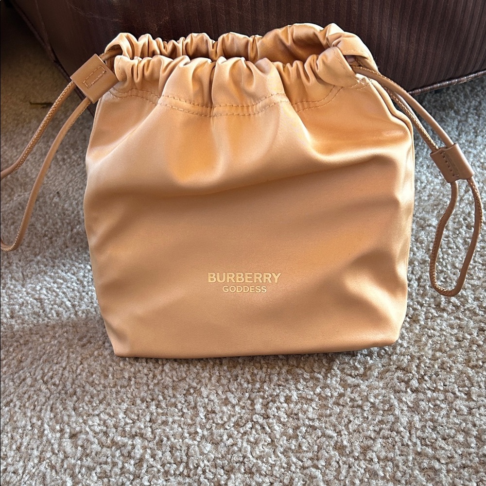 Burberry Goddess Tan Cosmetic Bag